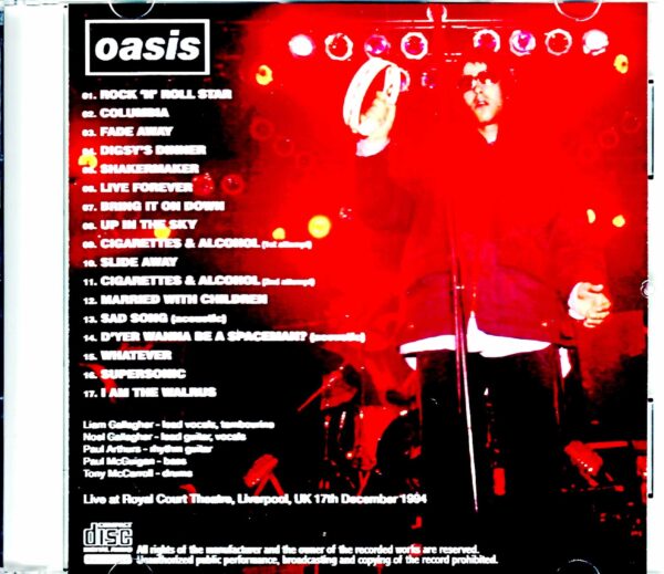 Oasis/UK 12.17.1994 - Image 2
