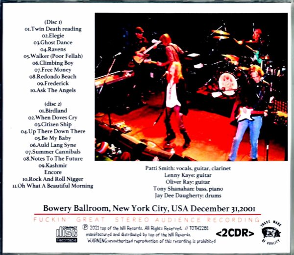Patti Smith/NY,USA 2001 - Image 2