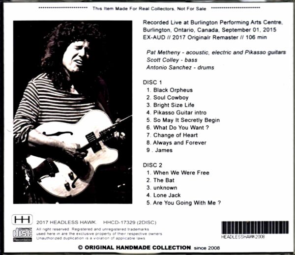 Pat Metheny Trio/Canada 2015 - Image 2