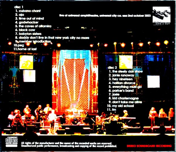 Steely Dan/CA, USA 2003 - Image 2