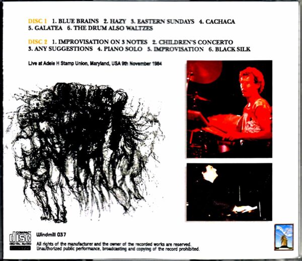 Patrick Moraz,Bill Bruford/MD,USA 1984 - Image 2