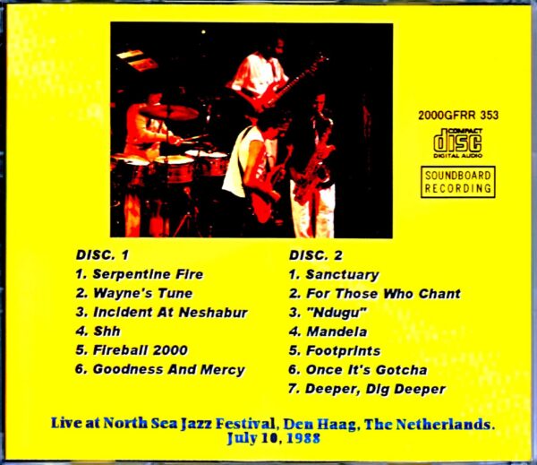 Santana, Wayne Shorter/Netherlands 1988 - Image 2