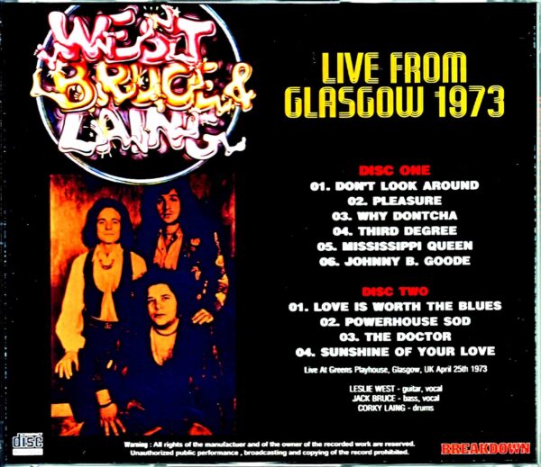 West, Bruce & Laing/UK 1973 - Image 2