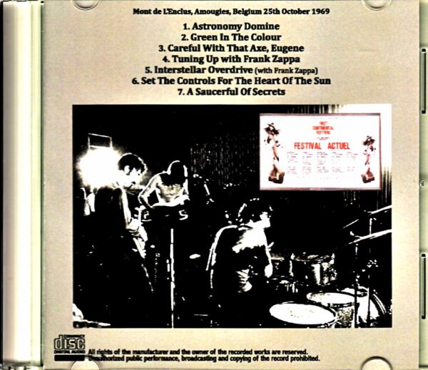 Pink Floyd/Belgium 1969 Unprocessed Master - Image 2