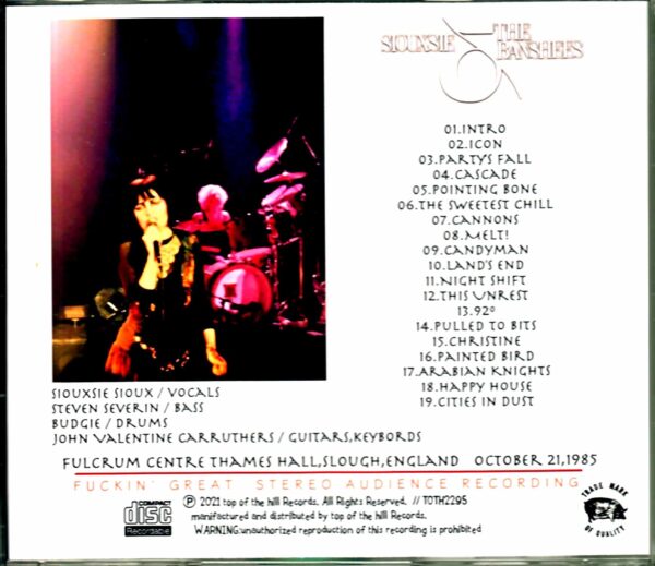 Siouxsie & the Banhees/England,UK 1985 - Image 2