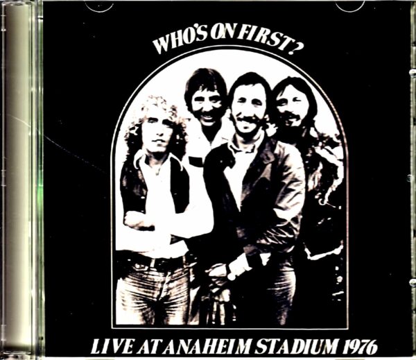 The Who/CA,USA 1976 Analogue LP Edition & more