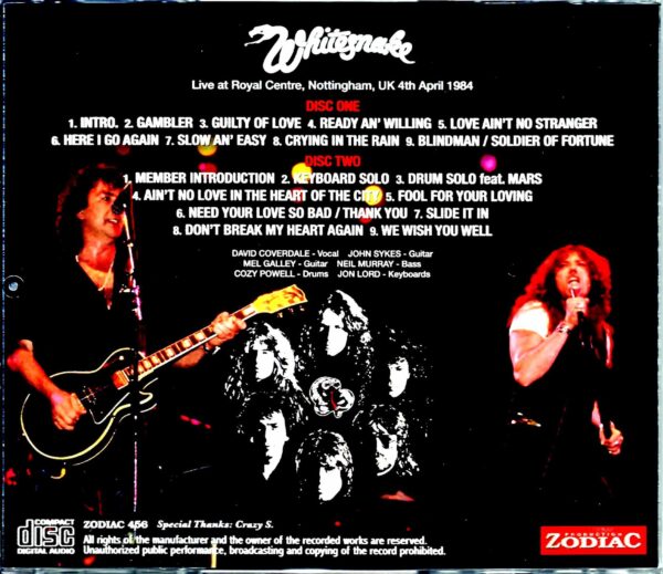 Whitesnake/UK 4.4.1984 Upgrade - Image 2