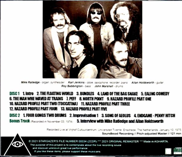 Soft Machine Allan Holdsworth/Netherlands 1975 - Image 2