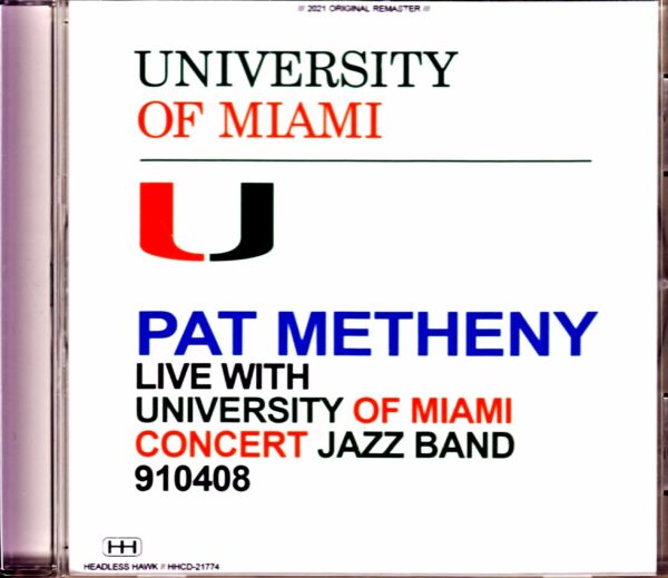 Pat Metheny with University of Miami Concert Jazz Band/FL,USA 1991