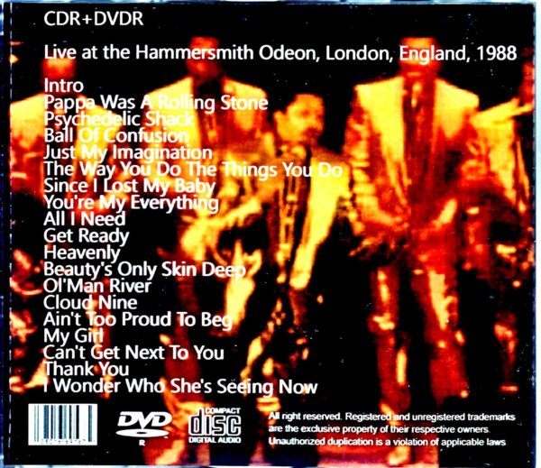 Temptations/London,UK 1988 S&V - Image 2