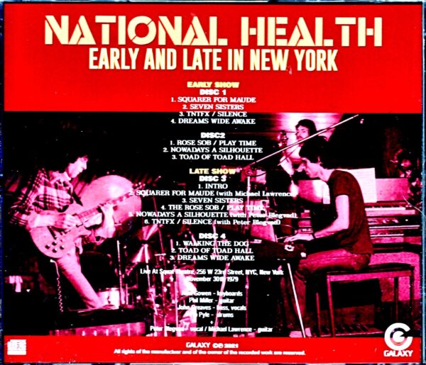 National Health/NY,USA 1979 2Shows Complete - Image 2