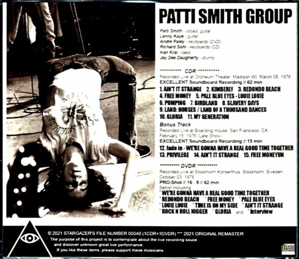 Patti Smith Group/WI, USA 1976 & more - Image 2