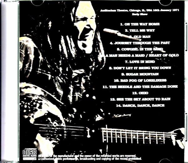 Neil Young/IL,USA 1.16.1971 Early Show - Image 2