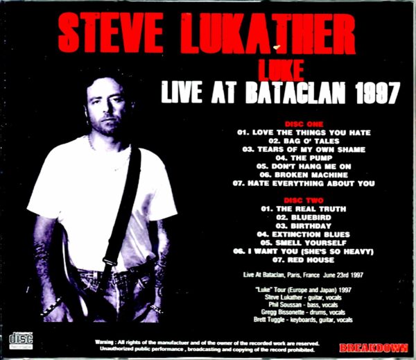 Steve Lukather/France 1997 - Image 2
