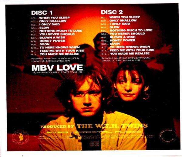 My Bloody Valentine/London,UK 1991 2Days Complete - Image 2