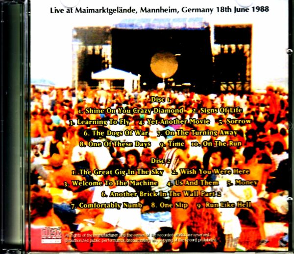 Pink Floyd/Germany 6.18.1988 Complete - Image 2