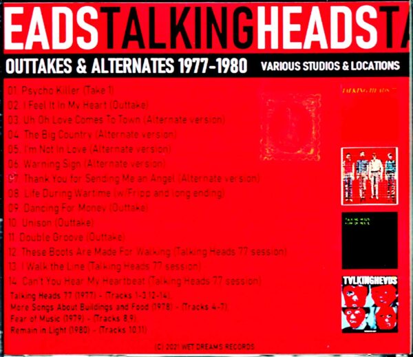 Talking Heads/Outtakes & Alternates 1977-1980 - Image 2