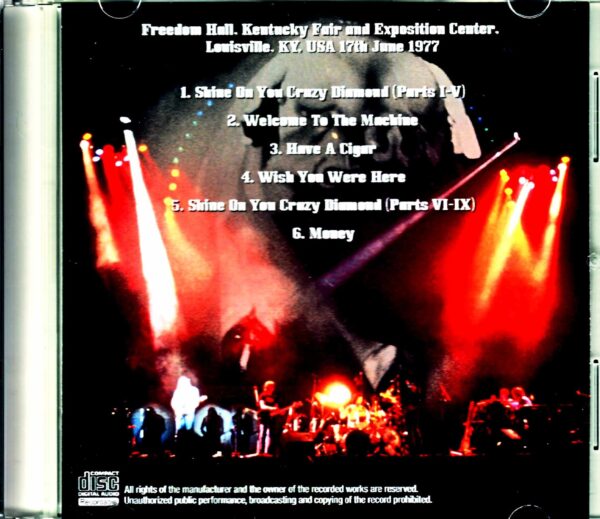 Pink Floyd/KY, USA 6.17.1977 - Image 2