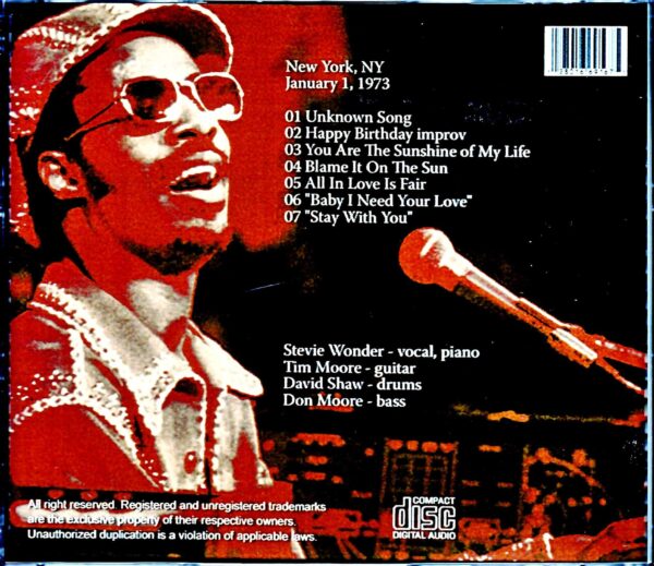 Stevie Wonder/NY, USA 1973 - Image 2
