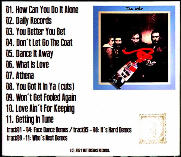 The Who/Face Dances & It's Hard Demo Takes - Image 2