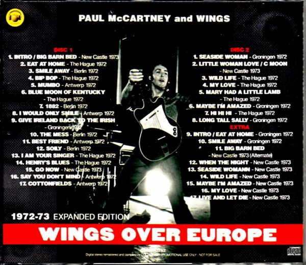 Paul McCartney,Wings/Wings Over Europe 1972-1973 Expanded Edition - Image 2