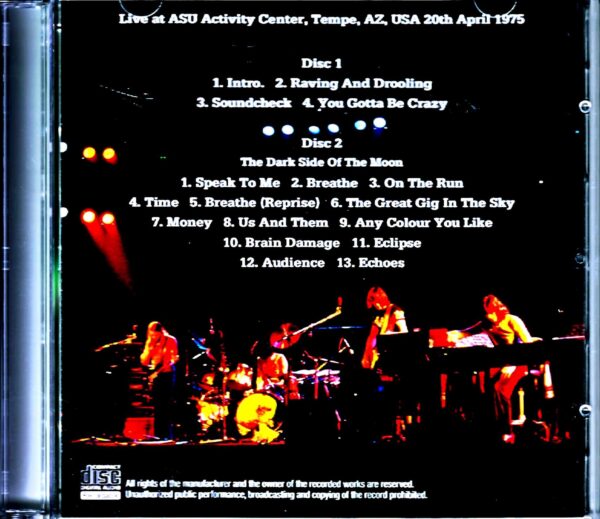 Pink Floyd/AZ,USA 1975 - Image 2