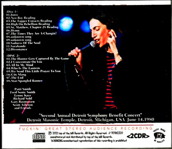 Patti Smith Group/MI, USA 1980 - Image 2