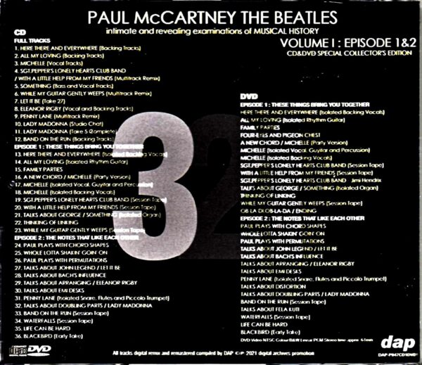 Paul McCartney Beatles/321 Intimate and Revealing of Music History Vol.1 - Image 2