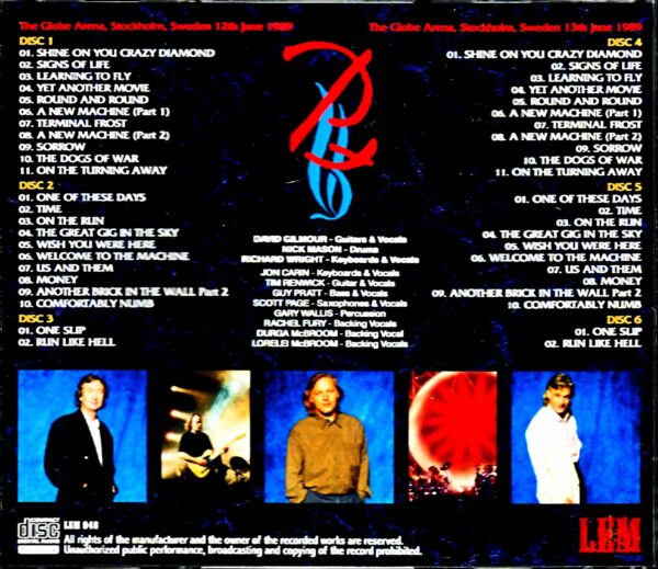 Pink Floyd/Sweden 1989 2Days Complete - Image 2