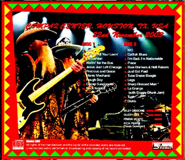 ZZ Top/TX,USA 2003 - Image 2