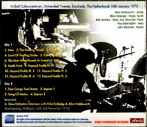 Soft Machine, Allan Holdsworth/Netherlands 1975 - Image 2