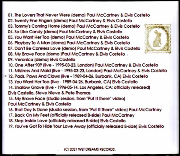 Paul McCartney,Elvis Costello/Officially Released Demo Tracks - Image 2