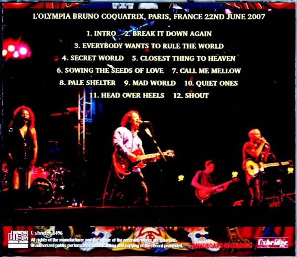 Tears for Fears/France 2007 - Image 2