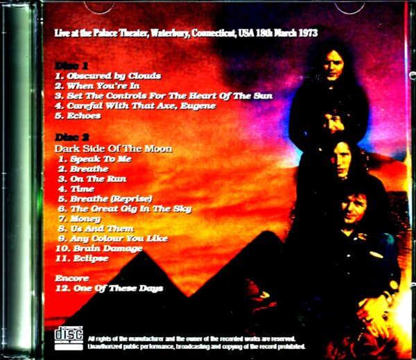 Pink Floyd/CT,USA 1973 3Source Mix - Image 2