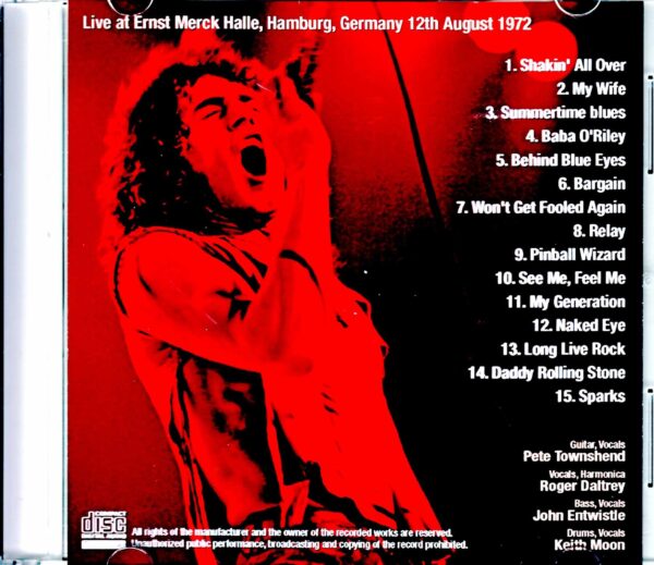The Who/Germany 1972 - Image 2