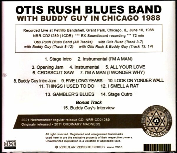 Otis Rush Blues Band Buddy Guy/IL,USA 1988 - Image 2