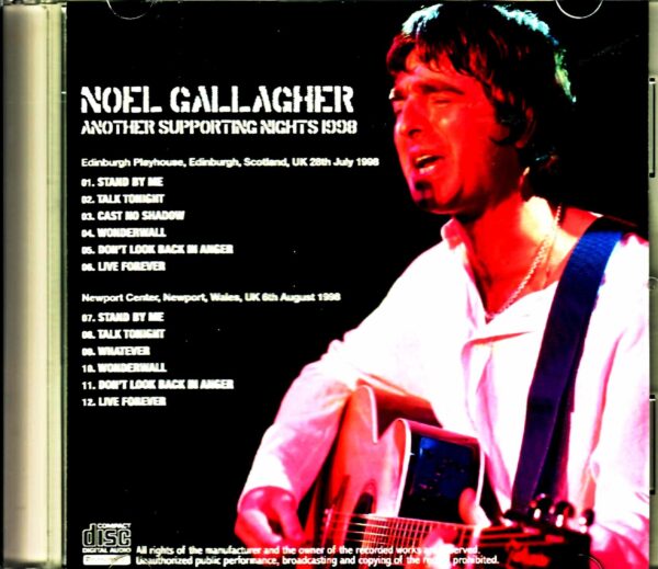 Noel Gallagher/Scotland,UK 1998 & more - Image 2