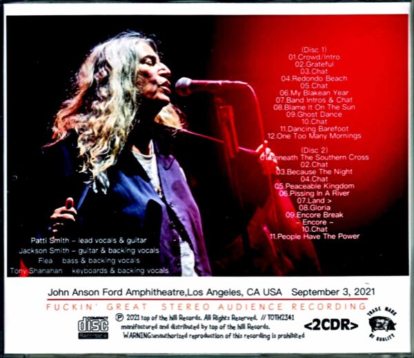 Patti Smith and Flea/CA,USA 2021 Complete - Image 2