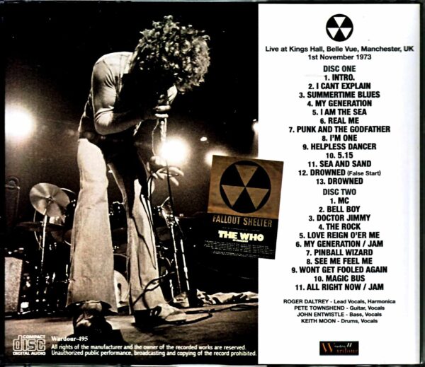 The Who/England,UK 11.1.1973 - Image 2