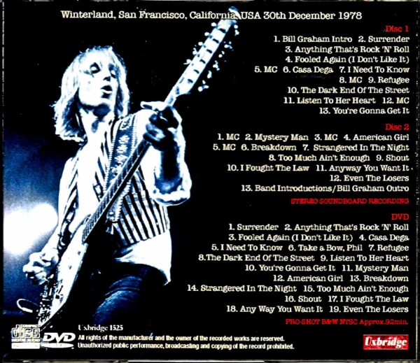 Tom Petty and the Heartbreakers/CA, USA 1978 S & V - Image 2