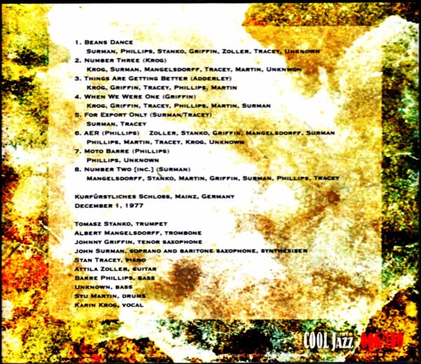 Various Artists Tomasz Stanko,Johnny Griffin,John Surman/Baden - Baden Germany 1977 - Image 2