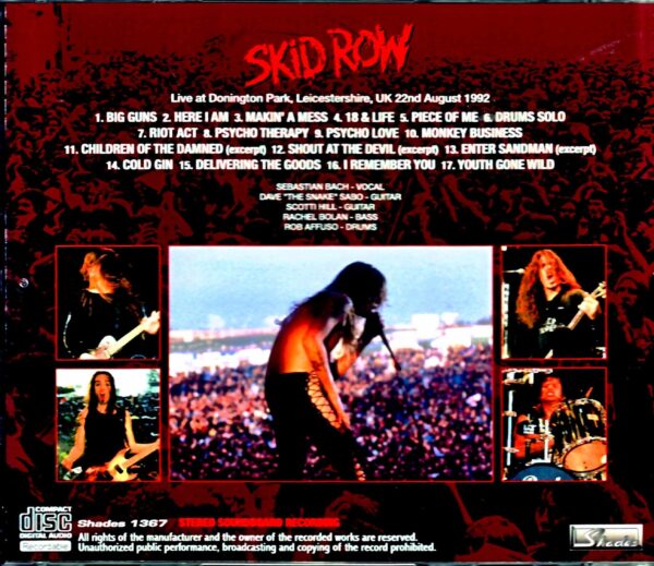 Skid Row/England,UK 1992 - Image 2