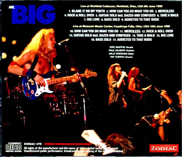 Mr. Big/OH,USA 1990 2Days Upgrade - Image 2