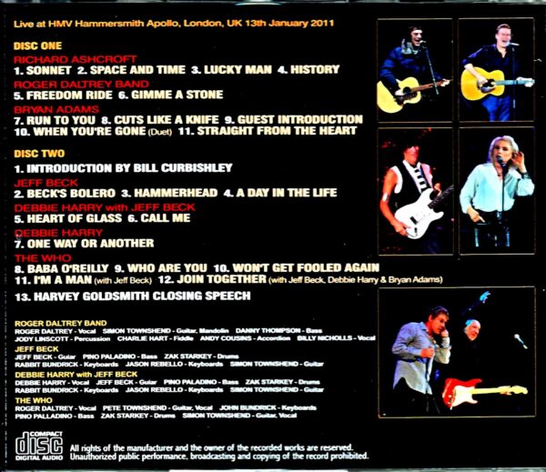 The Who Jeff Beck/London,UK 2011 Complete - Image 2
