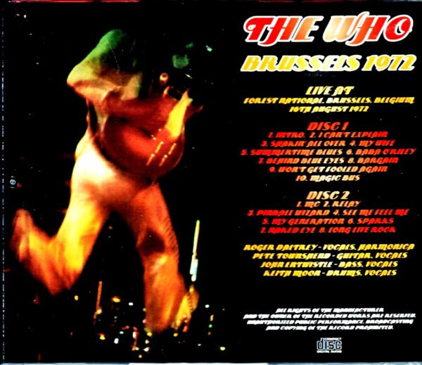 Who,The Who/Germany 8.16.1972 Complete - Image 2