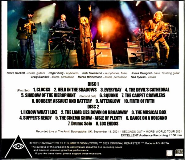 Steve Hackett Genesis Revisited Steve Hackett/England,UK 2021 - Image 2