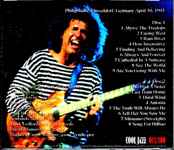 Pat Metheny & Secret Story Band/Germany 4.30.1993 Complete - Image 2