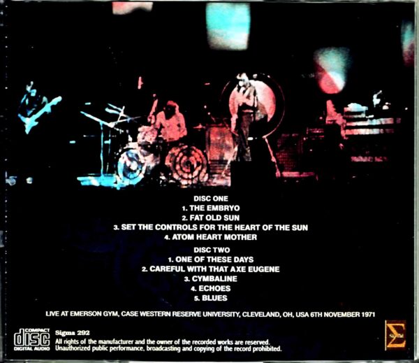 Pink Floyd/OH,USA 11.6.1971 Upgrade - Image 2