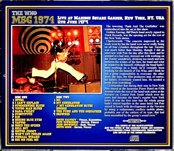 Who,The Who/NY,USA 6.11.1974 - Image 2