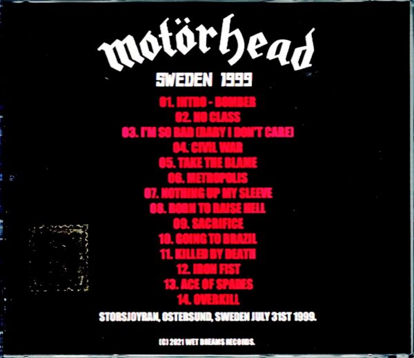 Motorhead Motorhead/Sweden 1999 - Image 2